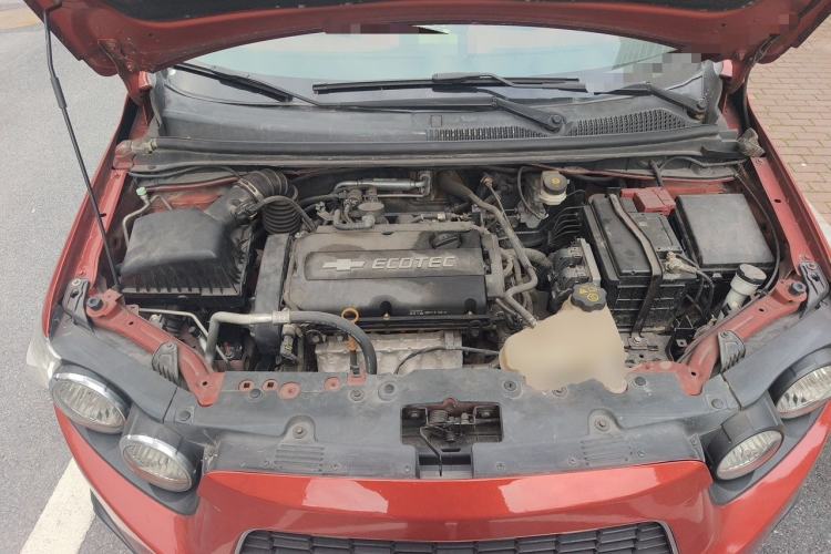 Used Chevrolet Aveo Sonic 2011 Hatchback 1.6L AT SX Engine Bay