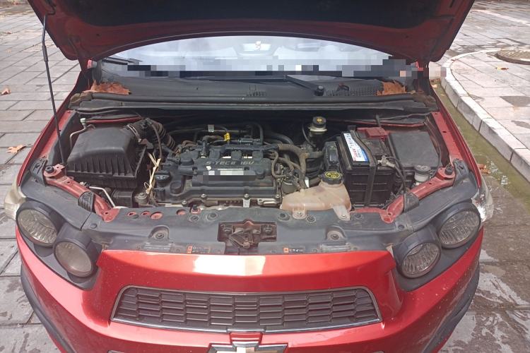 Used Chevrolet Aveo Sonic 2011 Sedan 1.4L MT SL Engine Bay