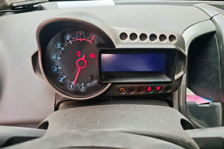 Used Chevrolet Aveo Sonic 2011 Sedan 1.4L Manual Transmission SE Odometer Close Up