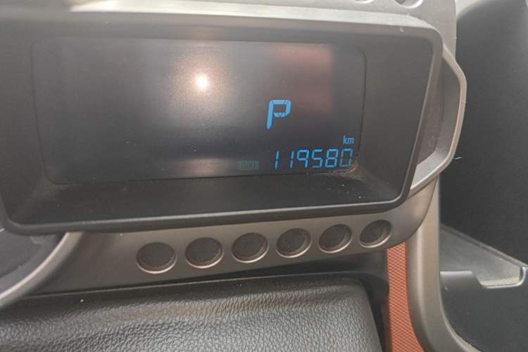Used Chevrolet Aveo Sonic 2011 Sedan 1.6L Automatic SX Odometer Close Up