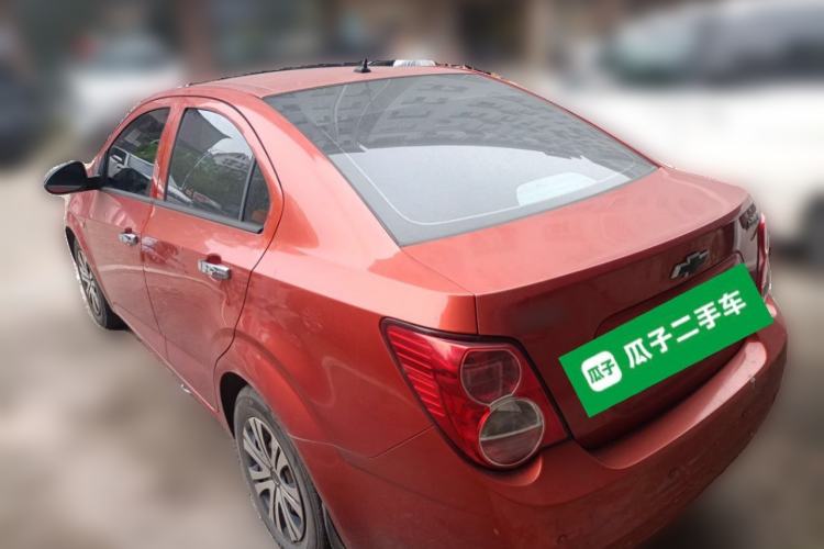 Used Chevrolet Aveo Sonic 2011 Sedan 1.4L MT SL Rear Left 45 Deg