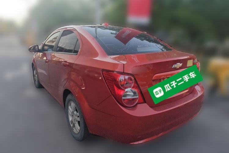 Used Chevrolet Aveo Sonic 2011 Sedan 1.4L Manual Transmission SE Rear Left 45 Deg