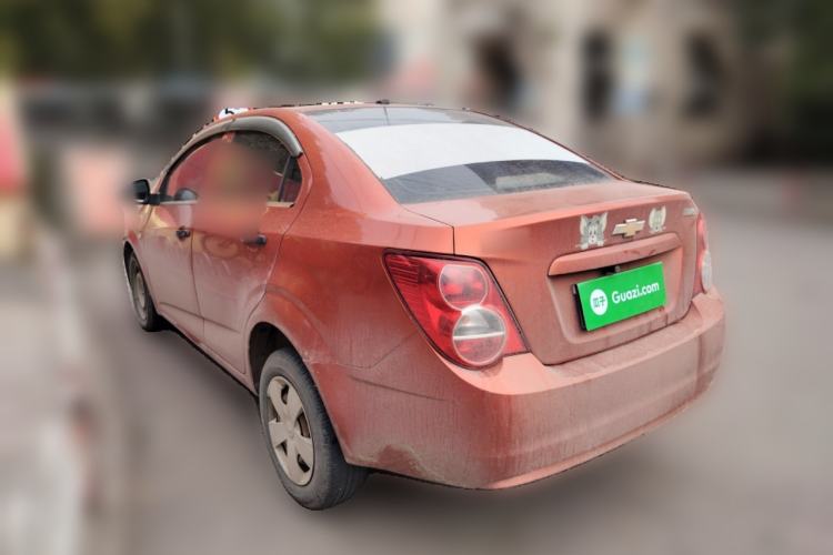 Used Chevrolet Aveo Sonic 2011 Sedan 1.4L MT SL Rear Left 45 Deg
