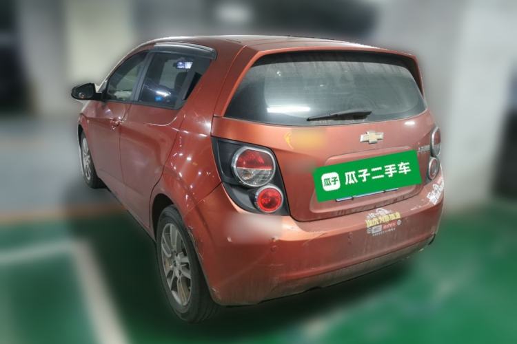 Used Chevrolet Aveo Sonic 2011 Hatchback 1.6L MT SX Rear Left 45 Deg