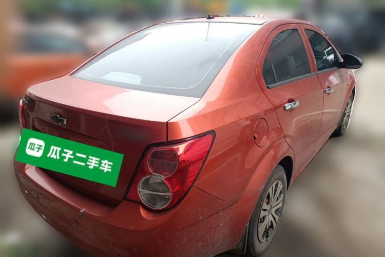 Used Chevrolet Aveo Sonic 2011 Sedan 1.4L MT SL Rear Right 45 Deg
