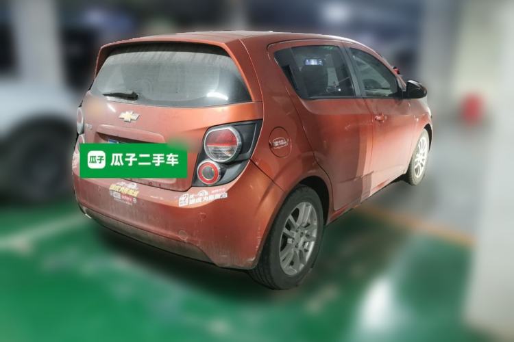 Used Chevrolet Aveo Sonic 2011 Hatchback 1.6L MT SX Rear Right 45 Deg