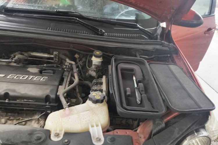 Used Chevrolet Aveo Sonic 2011 Hatchback 1.6L AT SX Engine Bay Left