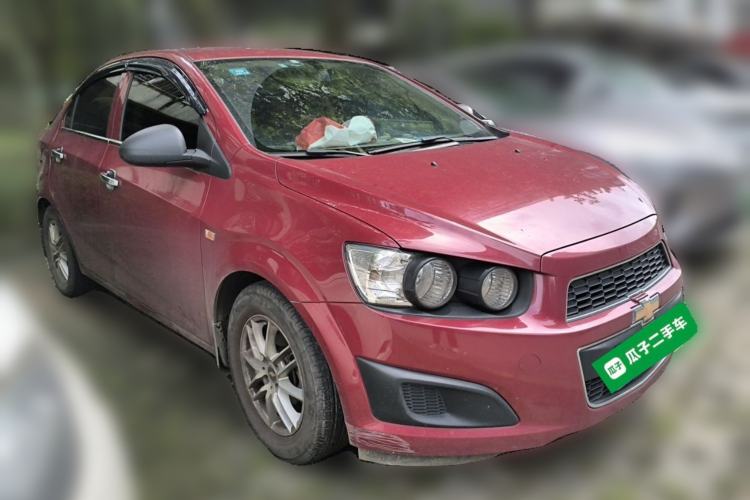 Used Chevrolet Aveo Sonic 2011 Sedan 1.4L MT SL Front Right 45 Deg