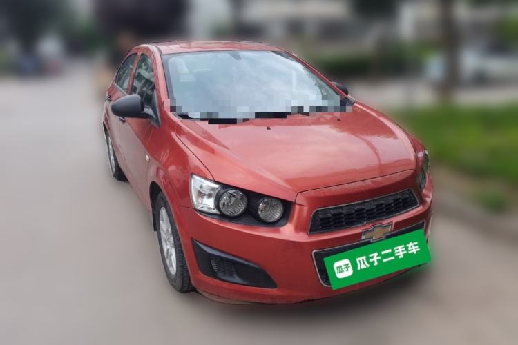 Used Chevrolet Aveo Sonic 2011 Sedan 1.4L MT SL Front Right 45 Deg