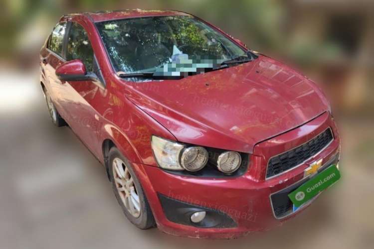 Used Chevrolet Aveo Sonic 2011 Sedan 1.6L Automatic SX Front Right 45 Deg