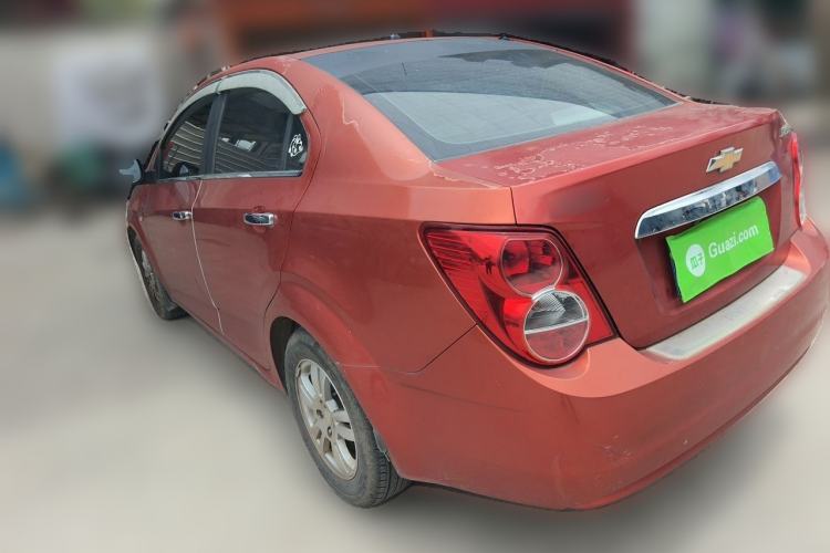 Used Chevrolet Aveo Sonic 2011 Sedan 1.4L Manual Transmission SE Rear Left 45 Deg