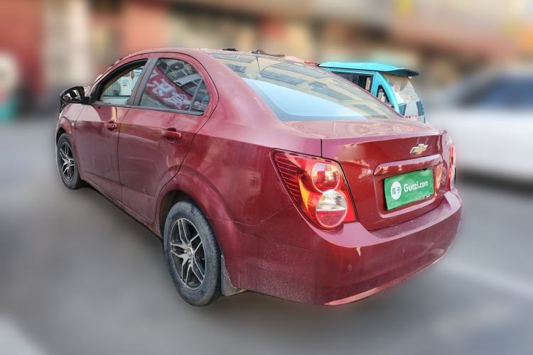 Used Chevrolet Aveo Sonic 2011 Sedan 1.4L Manual Transmission SE Rear Left 45 Deg