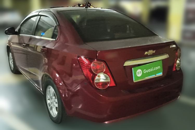 Used Chevrolet Aveo Sonic 2011 Sedan 1.4L Manual Transmission SE Rear Left 45 Deg