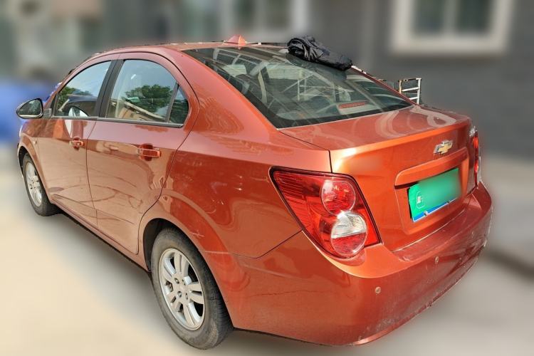 Used Chevrolet Aveo Sonic 2011 Sedan 1.4L Manual Transmission SE Rear Left 45 Deg
