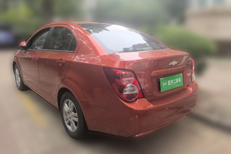 Used Chevrolet Aveo Sonic 2011 Sedan 1.4L Manual Transmission SE Rear Left 45 Deg