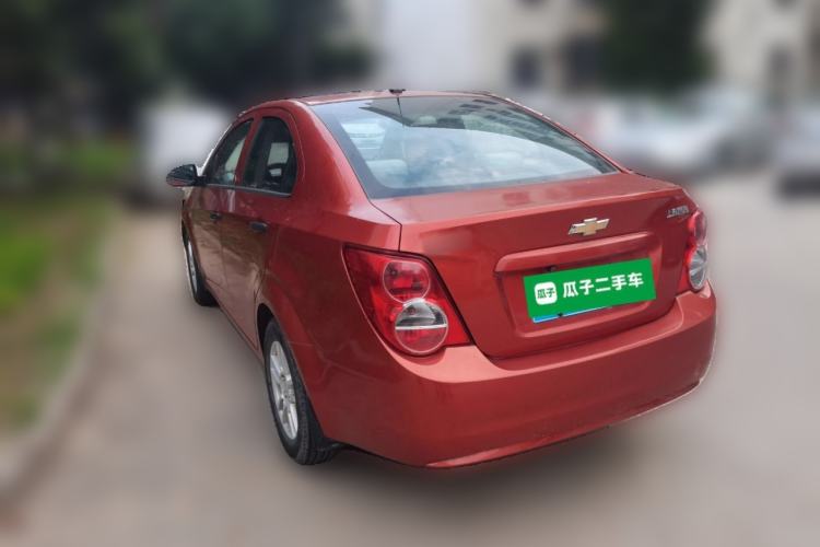 Used Chevrolet Aveo Sonic 2011 Sedan 1.4L MT SL Rear Left 45 Deg