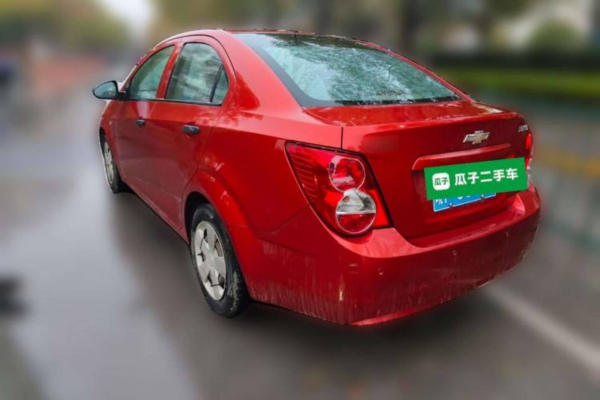 Used Chevrolet Aveo Sonic 2011 Sedan 1.4L MT SL Rear Left 45 Deg
