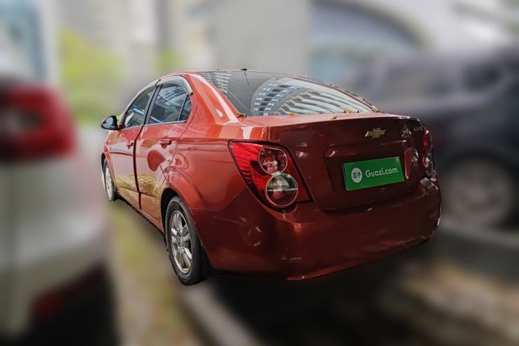 Used Chevrolet Aveo Sonic 2011 Sedan 1.4L Manual Transmission SE Rear Left 45 Deg