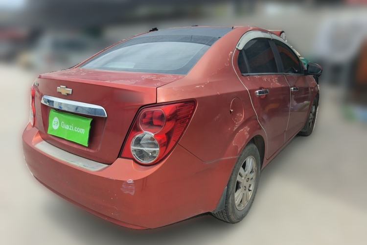 Used Chevrolet Aveo Sonic 2011 Sedan 1.4L Manual Transmission SE Rear Right 45 Deg