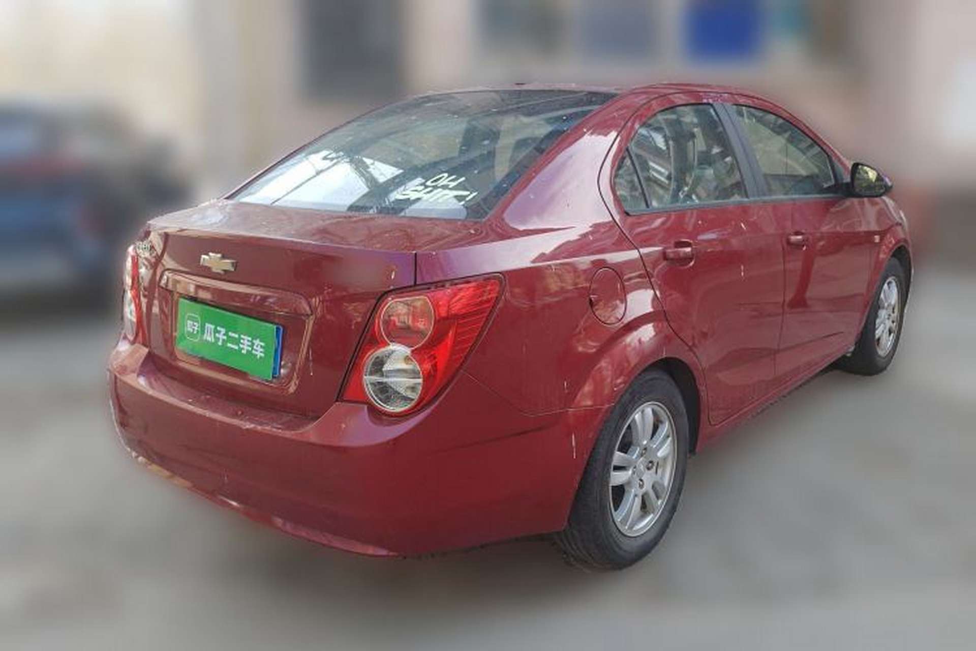 Used Chevrolet Aveo Sonic 2011 Sedan 1.4L Manual Transmission SE Rear Right 45 Deg