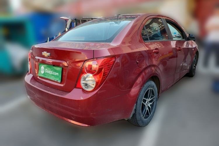Used Chevrolet Aveo Sonic 2011 Sedan 1.4L Manual Transmission SE Rear Right 45 Deg
