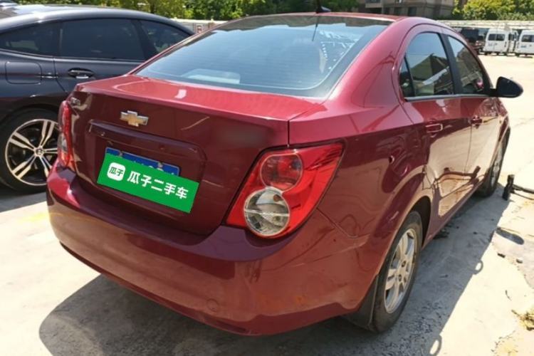 Used Chevrolet Aveo Sonic 2011 Sedan 1.4L Automatic SE Rear Right 45 Deg