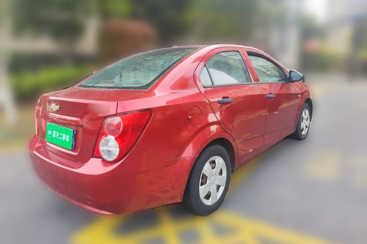 Used Chevrolet Aveo Sonic 2011 Sedan 1.4L Automatic SL Rear Right 45 Deg