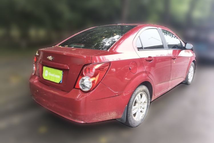 Used Chevrolet Aveo Sonic 2011 Sedan 1.4L Automatic SE Rear Right 45 Deg