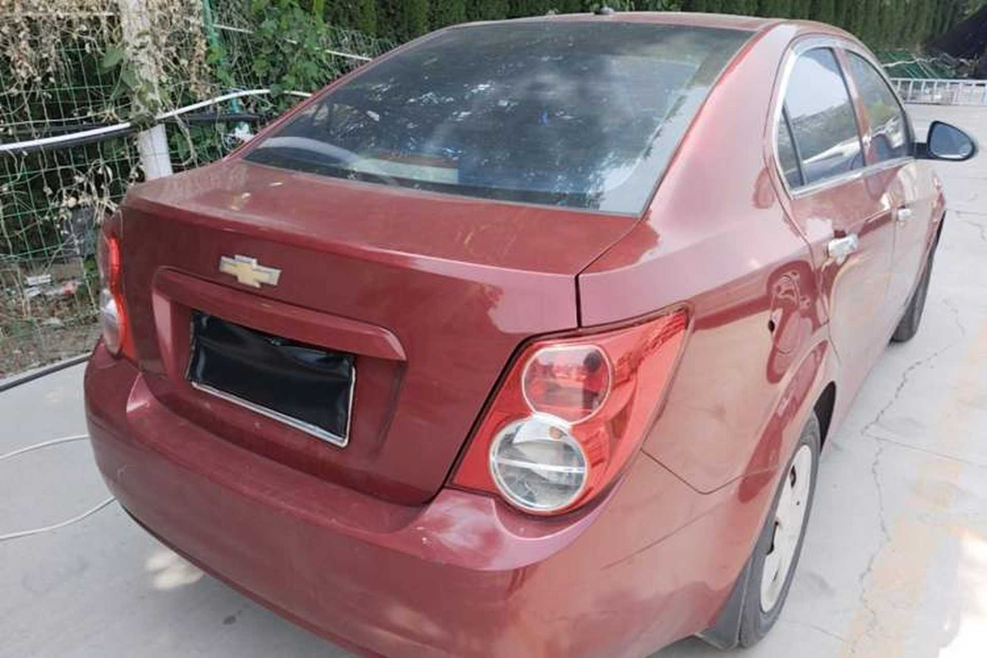 Used Chevrolet Aveo Sonic 2011 Sedan 1.4L MT SL Rear Right 45 Deg