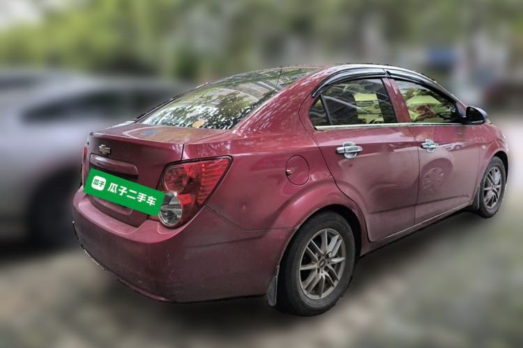 Used Chevrolet Aveo Sonic 2011 Sedan 1.4L MT SL Rear Right 45 Deg