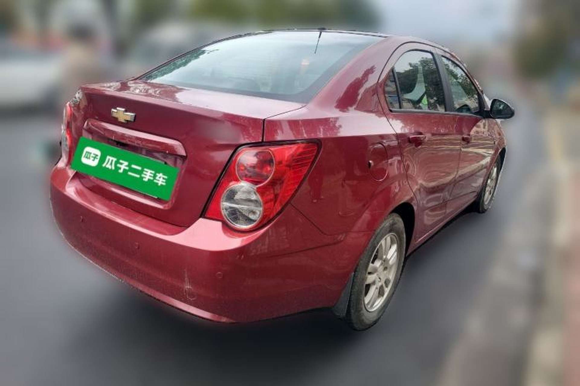 Used Chevrolet Aveo Sonic 2011 Sedan 1.4L Manual Transmission SE Rear Right 45 Deg
