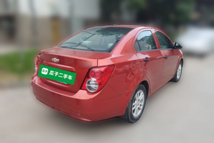 Used Chevrolet Aveo Sonic 2011 Sedan 1.4L MT SL Rear Right 45 Deg
