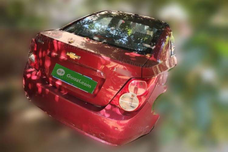 Used Chevrolet Aveo Sonic 2011 Sedan 1.6L Automatic SX Rear Right 45 Deg