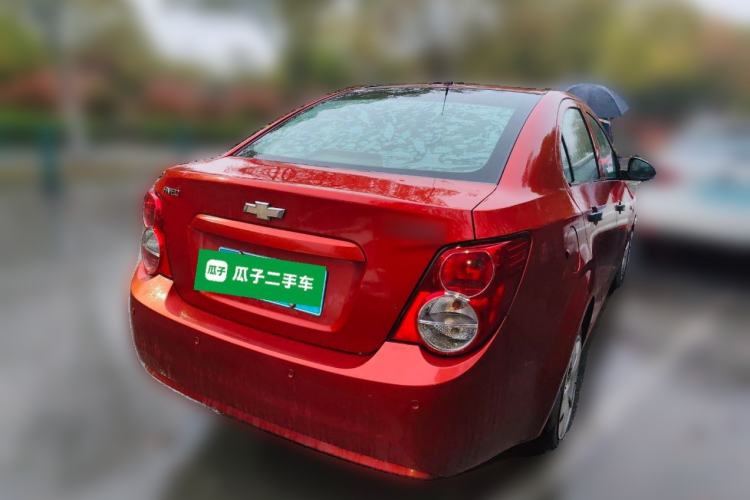 Used Chevrolet Aveo Sonic 2011 Sedan 1.4L MT SL Rear Right 45 Deg