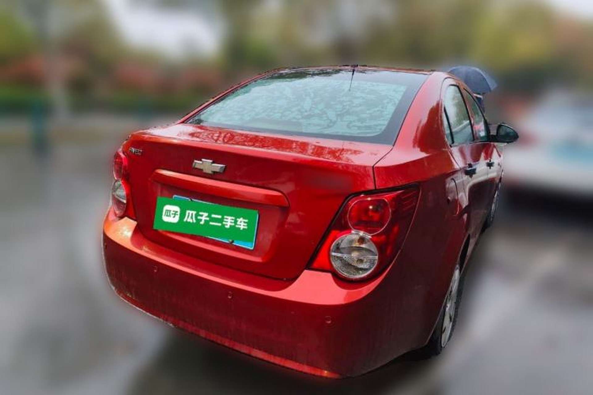Used Chevrolet Aveo Sonic 2011 Sedan 1.4L MT SL Rear Right 45 Deg