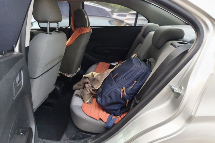 Used Chevrolet Aveo Sonic 2011 Sedan 1.4L Automatic SL Left Rear Seat