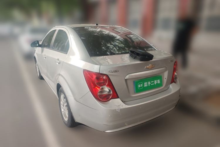 Used Chevrolet Aveo Sonic 2011 Sedan 1.4L Manual Transmission SE Rear Left 45 Deg