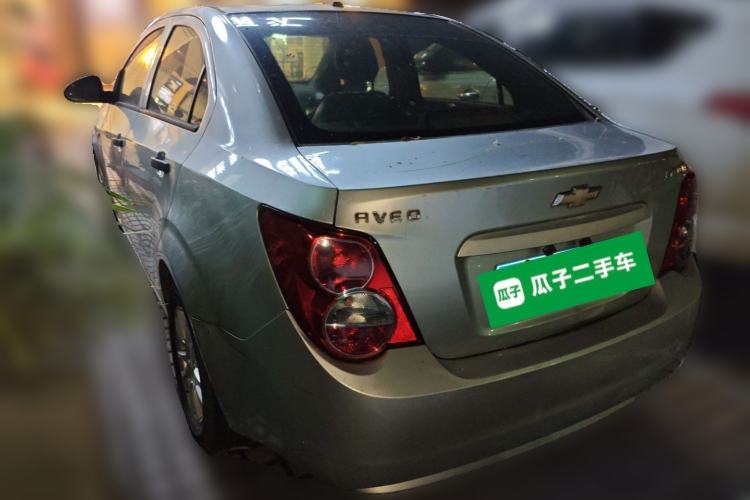 Used Chevrolet Aveo Sonic 2011 Sedan 1.4L MT SL Rear Left 45 Deg