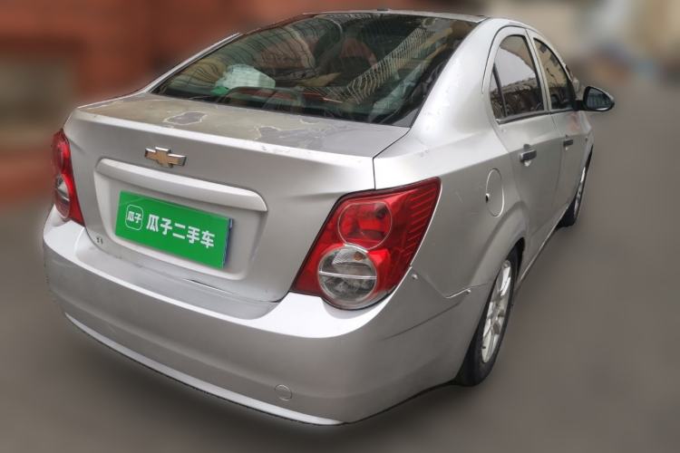 Used Chevrolet Aveo Sonic 2011 Sedan 1.4L MT SL Rear Right 45 Deg