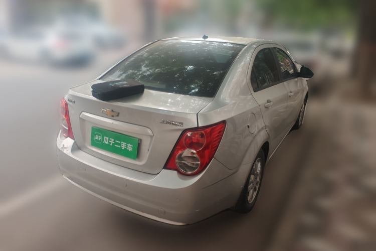 Used Chevrolet Aveo Sonic 2011 Sedan 1.4L Manual Transmission SE Rear Right 45 Deg