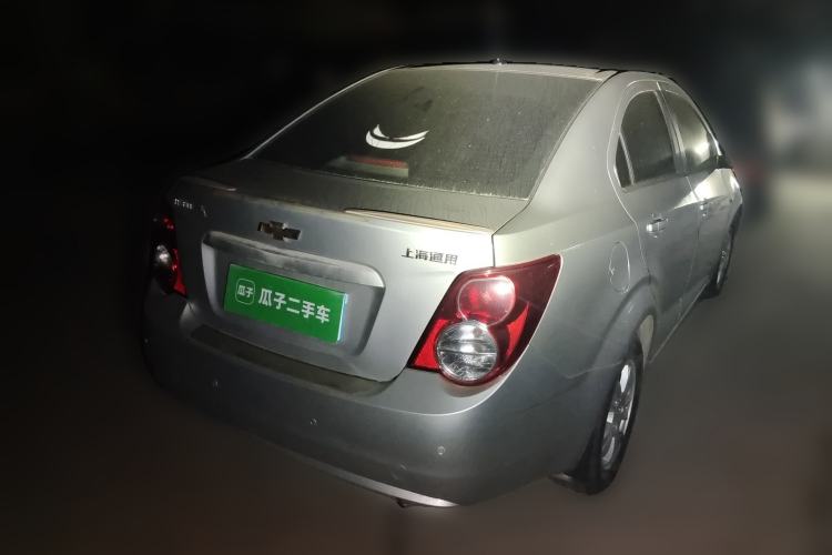 Used Chevrolet Aveo Sonic 2011 Sedan 1.4L Manual Transmission SE Rear Right 45 Deg