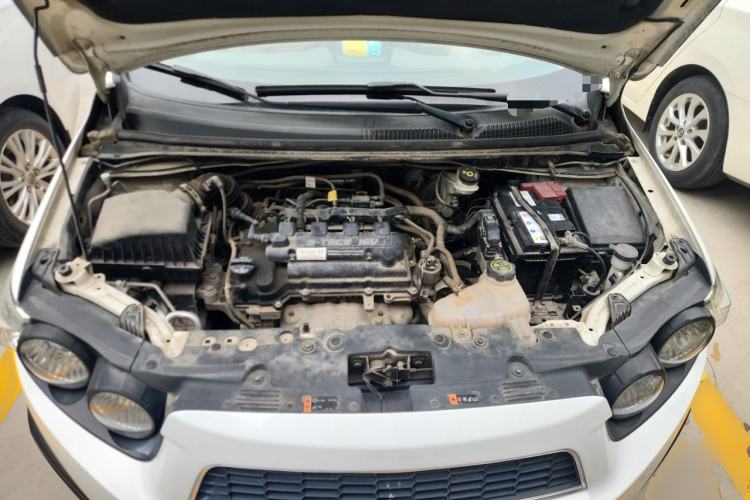 Used Chevrolet Aveo Sonic 2011 Sedan 1.4L MT SL Engine Bay