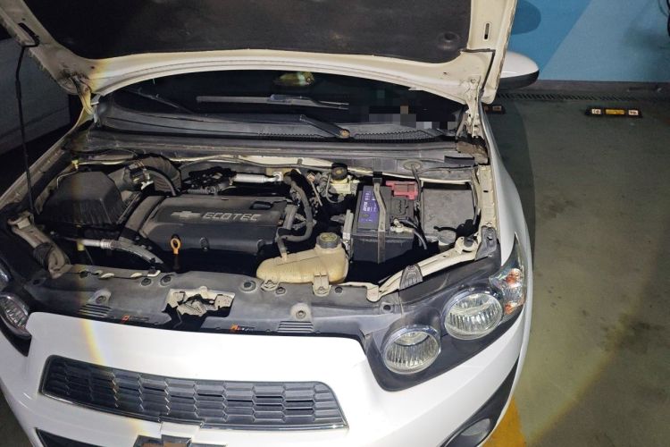 Used Chevrolet Aveo Sonic 2011 Hatchback 1.6L AT SX Engine Bay Left