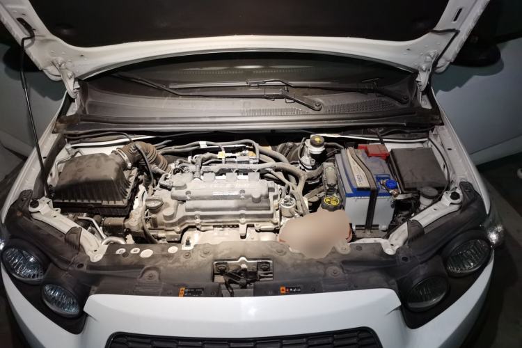 Used Chevrolet Aveo Sonic 2011 Sedan 1.4L MT SL Engine Bay