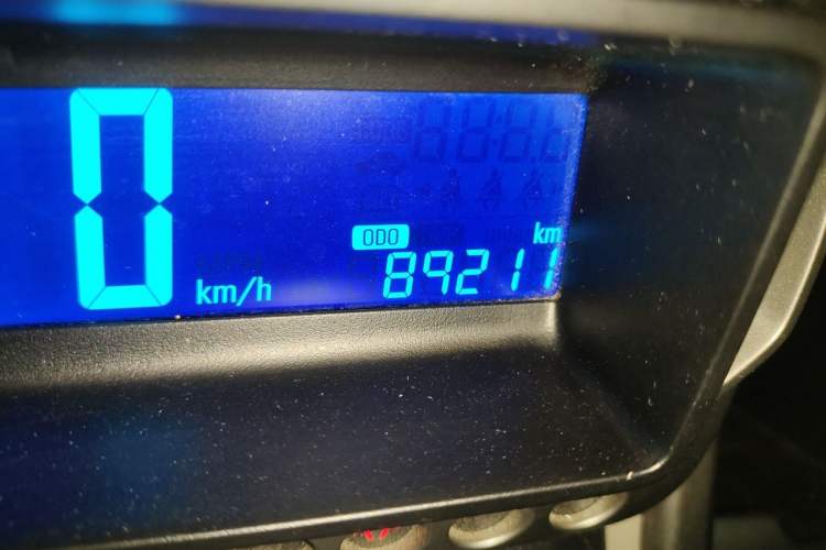 Used Chevrolet Aveo Sonic 2011 Sedan 1.4L Manual Transmission SE Odometer Close Up