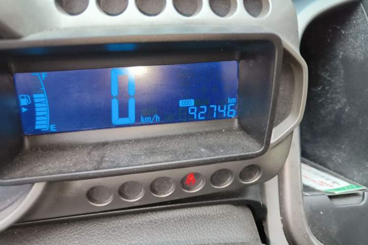 Used Chevrolet Aveo Sonic 2011 Sedan 1.4L Manual Transmission SE Odometer Close Up