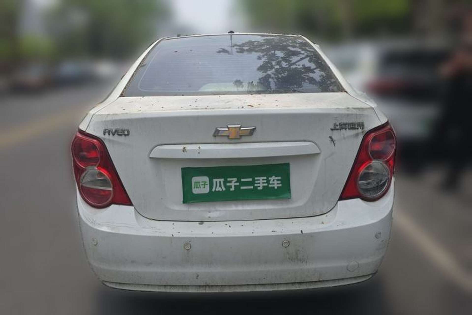 Used Chevrolet Aveo Sonic 2011 Sedan 1.4L MT SL Rear