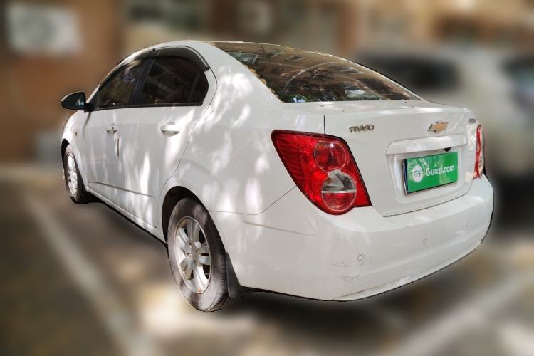 Used Chevrolet Aveo Sonic 2011 Sedan 1.4L Manual Transmission SE Rear Left 45 Deg