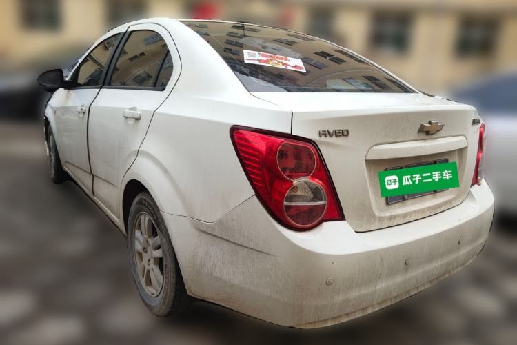 Used Chevrolet Aveo Sonic 2011 Sedan 1.6L Manual Transmission SX Rear Left 45 Deg