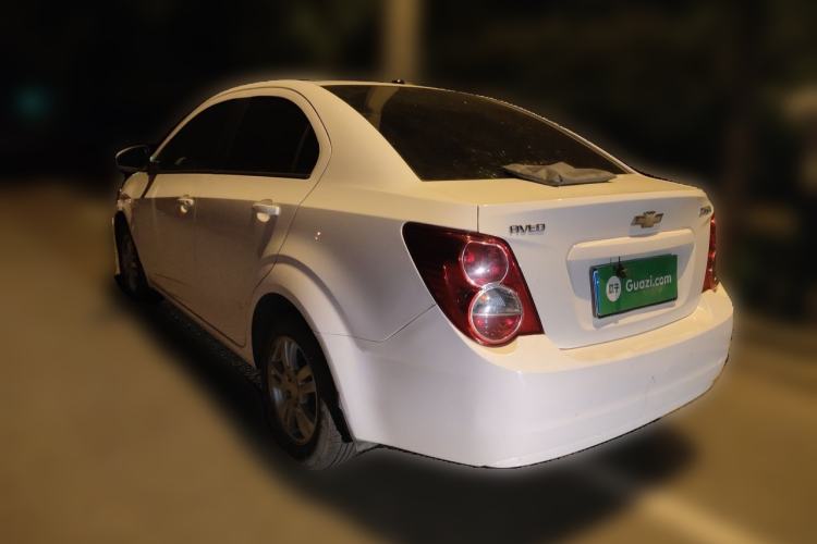 Used Chevrolet Aveo Sonic 2011 Sedan 1.4L Manual Transmission SE Rear Left 45 Deg